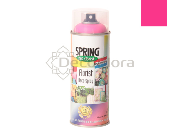SPRING FLUOR PINK Краска-аэрозоль 399 розовый неон 400мл