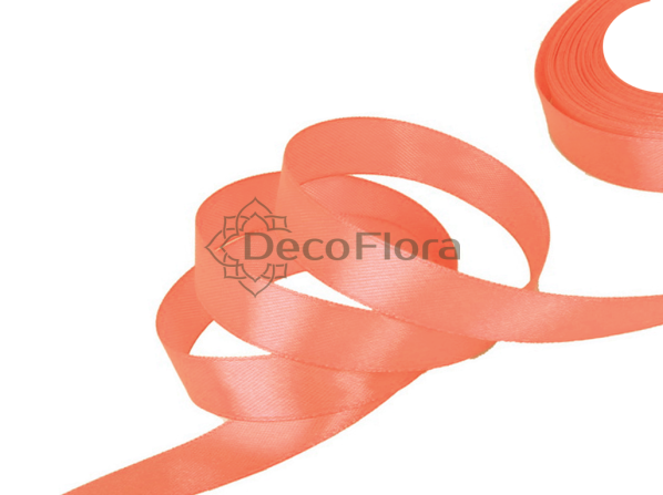 Лента атласная 2,5cm*20м - 033 - персиковый 