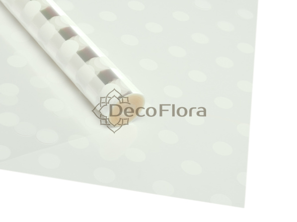 Пленка прозрачная конфетти 400г h60*40Mk