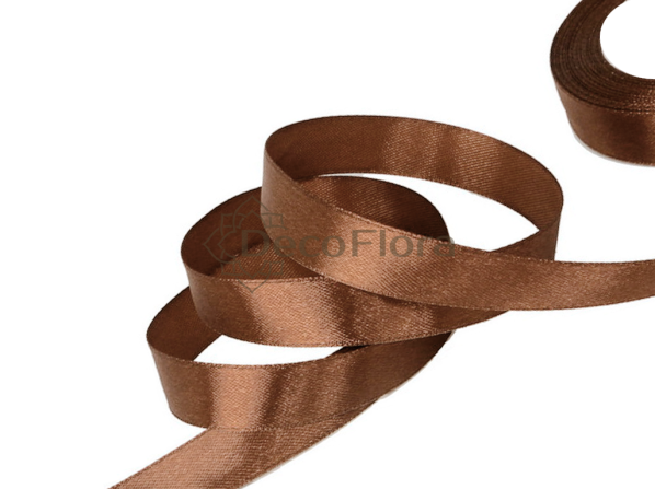 Лента атласная 2,5cm*20м - 076 - карамельный